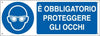 Cartello segnalatore - 35x12 5 cm - E' OBBLIGATORIO PROTEGGERE GLI OCCHI - alluminio - Cartelli Segnalatori Fai da te/Sicurezza e protezione/Attrezzature per sicurezza sul lavoro/Segnaletica antinfortunistica Eurocartuccia - Pavullo, Commerciovirtuoso.it