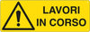 Cartello segnalatore - 35x12 5 cm - LAVORI IN CORSO - alluminio - Cartelli Segnalatori Fai da te/Sicurezza e protezione/Attrezzature per sicurezza sul lavoro/Segnaletica antinfortunistica Eurocartuccia - Pavullo, Commerciovirtuoso.it