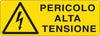 Cartello segnalatore - 35x12 5 cm - PERICOLO ALTA TENSIONE - alluminio - Cartelli Segnalatori Fai da te/Sicurezza e protezione/Attrezzature per sicurezza sul lavoro/Segnaletica antinfortunistica Eurocartuccia - Pavullo, Commerciovirtuoso.it