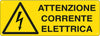 Cartello segnalatore - 35x12 5 cm ATTENZIONE CORRENTE ELETTRICA - alluminio - Cartelli Segnalatori Fai da te/Sicurezza e protezione/Attrezzature per sicurezza sul lavoro/Segnaletica antinfortunistica Eurocartuccia - Pavullo, Commerciovirtuoso.it