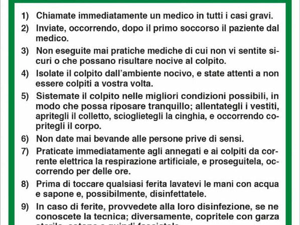 Cartello segnaletica 50x35