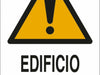 Cartello segnaletica edificio pericolante 30x20