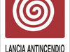 Cartello segnaletica lancia antincendio idrante 30x20