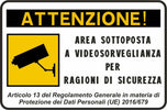 Cartello-Targa-Area-Videosorvegliata-Sottoposta-A-Videosorveglianza-Cm-22x15