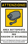 Cartello-Targa-Area-Videosorvegliata-Sottoposta-a-Videosorveglianza-Cm-22x15