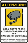 Cartello-Targa-Area-Videosorvegliata-Sottoposta-A-Videosorveglianza-Cm-30x20cm