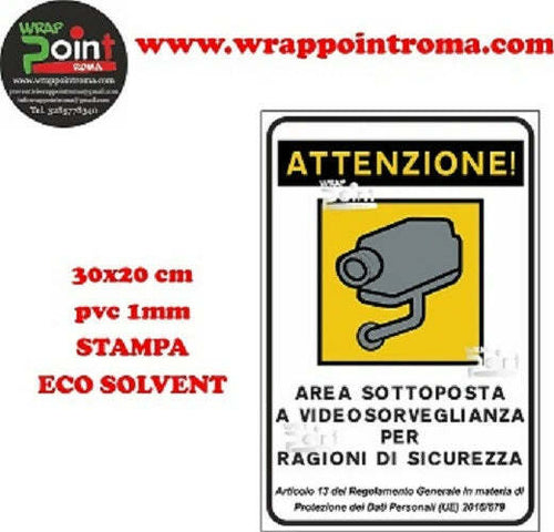 Cartello-Targa-Area-Videosorvegliata-Videosorveglianza