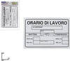 Cartello-Targa-In-Pvc-30-X-20-Cm-Orario-Di-Lavoro-Ufficio-Attivita'-Segnaletica