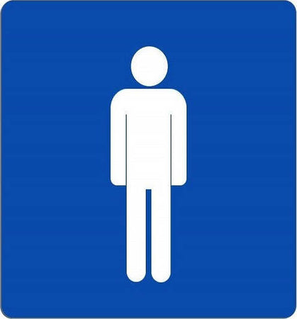 CARTELLO UOMO SEGNALETICA WC TOILETTE BAGNO TARGA ADESIVA PLASTIFICATO  Trade Shop italia - Napoli, Commerciovirtuoso.it