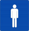 CARTELLO UOMO SEGNALETICA WC TOILETTE BAGNO TARGA ADESIVA PLASTIFICATO  Trade Shop italia - Napoli, Commerciovirtuoso.it