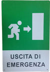 Cartello Uscita Di Emergenza Segnaletica Direzionale Sicurezza Avvertimento Fai da te/Sicurezza e protezione/Attrezzature per sicurezza sul lavoro/Segnaletica antinfortunistica Trade Shop italia - Napoli, Commerciovirtuoso.it