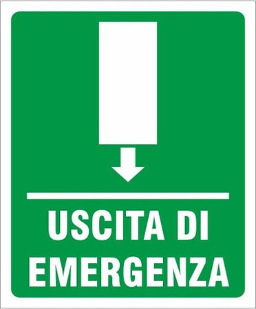 Cartello Uscita Di Emergenza Segnaletica Direzionale Sicurezza Avvertimento Fai da te/Sicurezza e protezione/Attrezzature per sicurezza sul lavoro/Segnaletica antinfortunistica Trade Shop italia - Napoli, Commerciovirtuoso.it