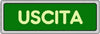 CARTELLO USCITA EXIT SEGNALETICA SICUREZZA AVVERTIMENTO PLASTIFICATO  Trade Shop italia - Napoli, Commerciovirtuoso.it