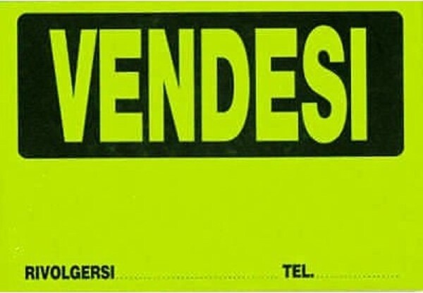 Cartello-Vendesi-Plastificato-Con-Scritta-30-X-20-Cm-Segnaletico