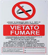 CARTELLO VIETATO FUMARE LEGGE TRASGRESSORI SEGNALETICA SICUREZZA AVVERTIMENTO  Trade Shop italia - Napoli, Commerciovirtuoso.it