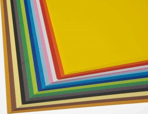 Cartoncino Bristol Color - 50 x 70cm - 200 gr - colori assortiti - Favini - box display 240 pezzi Casa e cucina/Hobby creativi/Carta e lavorazione della carta/Carta/Cartoncino colorato Eurocartuccia - Pavullo, Commerciovirtuoso.it