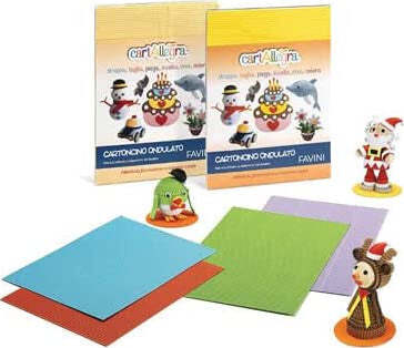 Cartoncino Ondulato Cartallegra A4 Assortito A35Y044 Favini Casa e cucina/Hobby creativi/Carta e lavorazione della carta/Carta/Cartoncino colorato Scontolo.net - Potenza, Commerciovirtuoso.it