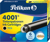 Cartucce inchiostro 4001 (TP-6) - lunghezza 39mm - nero - Pelikan - conf. 6 pezzi Cancelleria e prodotti per ufficio/Penne matite scrittura e correzione/Penne e ricariche/Penne stilografiche Eurocartuccia - Pavullo, Commerciovirtuoso.it