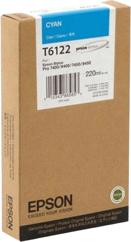 Cartuccia D'inchiostro Epson T6112 Ciano C13t612200 Elettronica/Informatica/Stampanti e accessori/Accessori per stampanti a inchiostro e laser/Cartucce d'inchiostro Liquidator Italia - Nicosia, Commerciovirtuoso.it