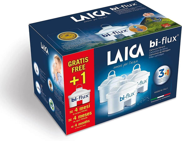 Cartuccia filtro acqua LAICA Bi-Flux - Preserva i sali minerali riducendo cloro e metalli pesanti