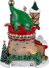 Casa degli elfi N.2, edificio luminoso per villaggio di Natale in Resina Casa e cucina/Decorazioni per interni/Addobbi e decorazioni per ricorrenze/Decorazioni natalizie/Oggettistica MagiediNatale.it - Altamura, Commerciovirtuoso.it