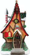 Casa degli elfi N.4, edificio luminoso per villaggio di Natale in Resina Casa e cucina/Decorazioni per interni/Addobbi e decorazioni per ricorrenze/Decorazioni natalizie/Oggettistica MagiediNatale.it - Altamura, Commerciovirtuoso.it