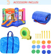 Casa-Gioco-Castello-Gonfiabile-Gigante-per-Bambini-3-8-anni-Trampolino-Rimbalzante-Colorato-con-Scivolo-e-Canestro-250cmx180cmx175cm-PW2342-021V90PW2