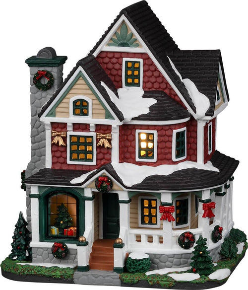 Casa Harper, edificio luminoso per villaggio di Natale in Porcellana‎ Casa e cucina/Decorazioni per interni/Addobbi e decorazioni per ricorrenze/Decorazioni natalizie/Oggettistica MagiediNatale.it - Altamura, Commerciovirtuoso.it