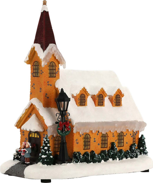 Casa innevata con luci a LED, edificio per villaggio di Natale, da 27 x 17 x 25 cm Casa e cucina/Decorazioni per interni/Addobbi e decorazioni per ricorrenze/Decorazioni natalizie/Oggettistica MagiediNatale.it - Altamura, Commerciovirtuoso.it