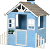 Casa-per-Bimbi-3-7-Anni-con-Staccionata,-Portavasi,-Porta-e-Finestre,-in-Legno-di-Abete,-151x112.5x142-cm,-Blu-TG2345-025V00BUTG2
