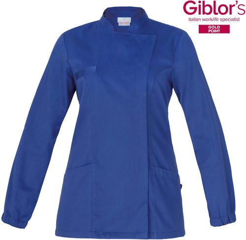 Casacca Amanda Donna Royal Bluette Manica Lunga Dottoressa Farmacista Dentista Infermiera asa oss