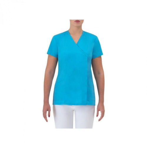 Casacca Donna Kia Turchese Azzurro Facile Stiro Casacca Medicale