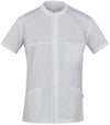 Casacca Marco Bianco Casacca Uomo Manica Corta Elasticizzata Medicale Cucina Trasiprante No Stiro