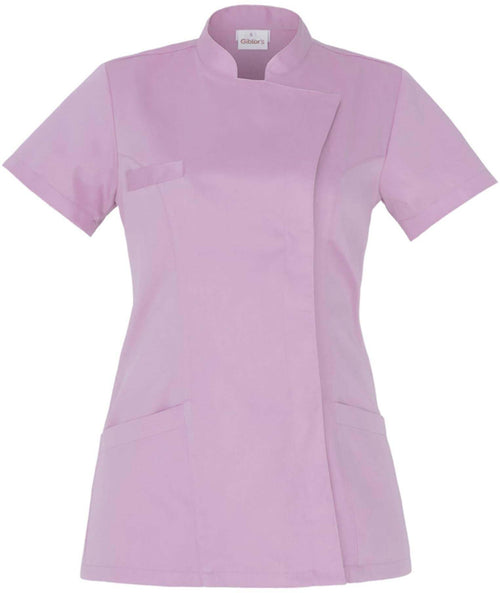 Casacca Tati Lilla Manica Corta Casacca Donna Tessuto Satin Dottoressa Farmacista Dentista Infermiera asa oss