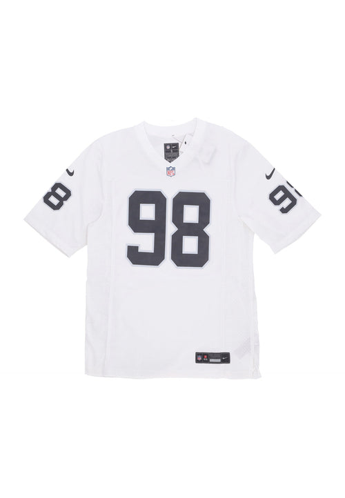 NIKE NFL Casacca Football Americano Uomo Nfl Game Road Jersey No 98 Crosby Lasrai White/original Team Colors da uomo
