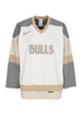 NIKE NBA Casacca Tipo Hockey Uomo Nba City Edition Hockey Jersey Chibul White/oatmeal/hemp/dark Stell Grey da uomo