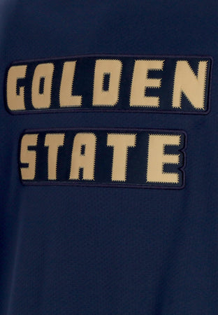 NIKE NBA Casacca Tipo Hockey Uomo Nba City Edition Hockey Jersey Golwar College Navy/club Gold/university Red da uomo