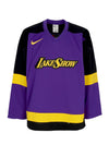 NIKE NBA Casacca Tipo Hockey Uomo Nba City Edition Hockey Jersey Loslak Field Purple/black/amarillo/black da uomo