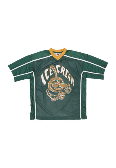 ICE CREAM Casacca Uomo Cherry Applique Football Top Green da uomo