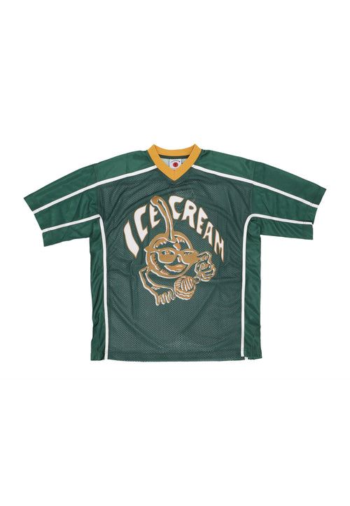 ICE CREAM Casacca Uomo Cherry Applique Football Top Green da uomo