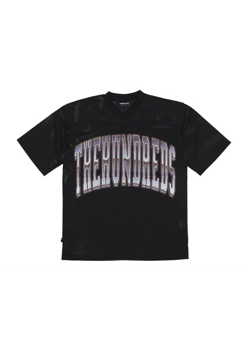 THE HUNDREDS Casacca Uomo Division Football Jersey Black da uomo