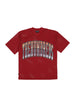 THE HUNDREDS Casacca Uomo Division Football Jersey Burgundy da uomo