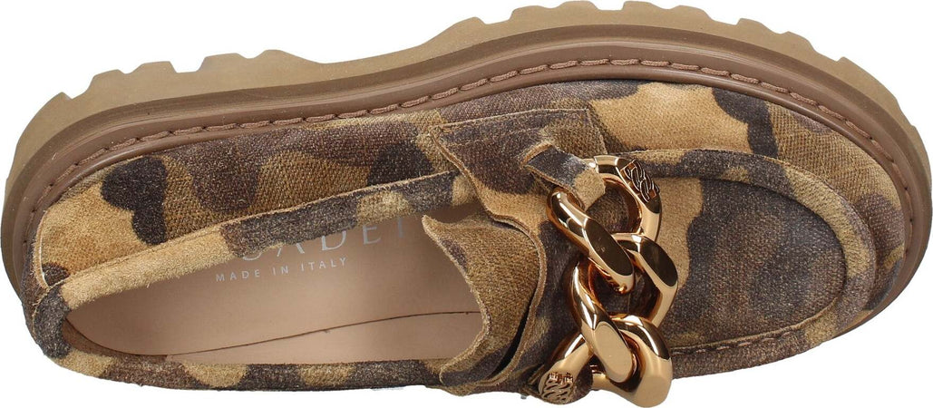 Casadei-Scarpe-basse-Militare-da-donna