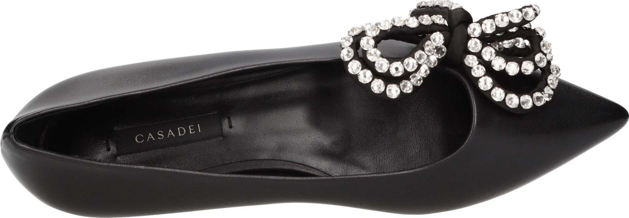 Casadei-Scarpe-basse-Nero-da-donna