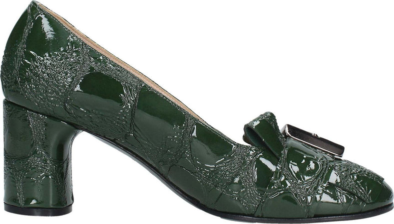 Casadei-Scarpe-basse-Verde-da-donna