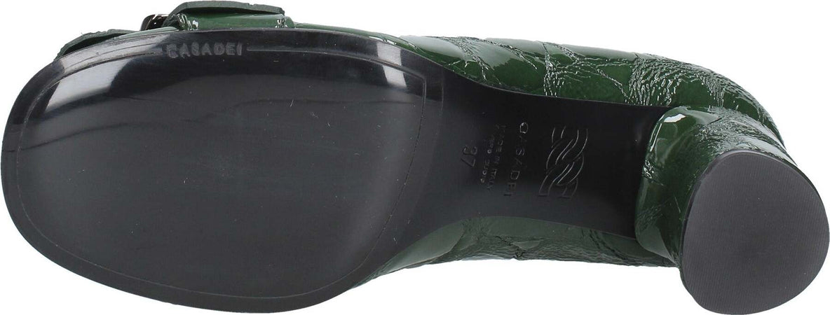 Casadei-Scarpe-basse-Verde-da-donna