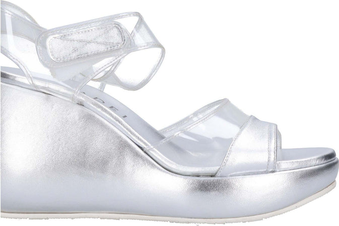 Casadei-Scarpe-con-Tacco-Argento-da-donna