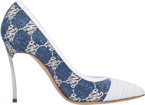 Casadei-Scarpe-con-Tacco-Denim-da-donna