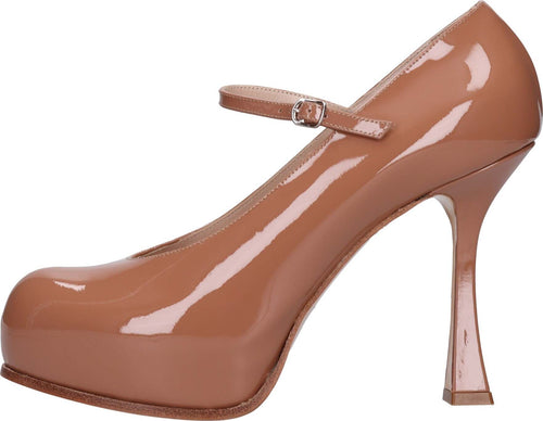 Casadei-Scarpe-con-Tacco-Marrone-da-donna