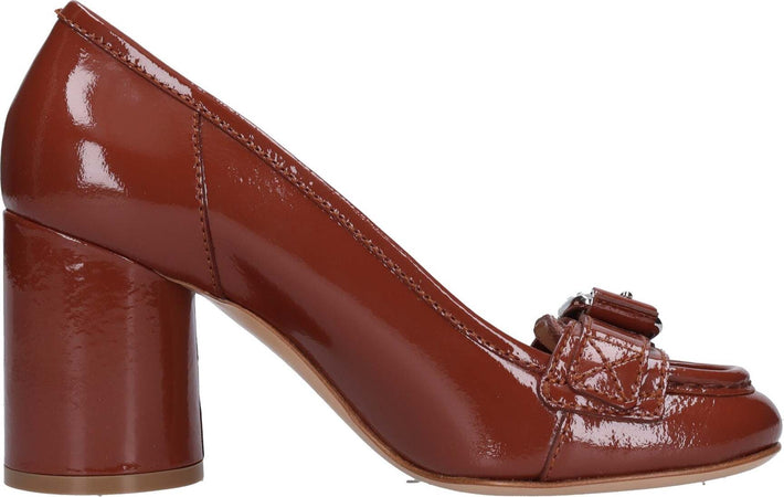 Casadei-Scarpe-con-Tacco-Marrone-da-donna